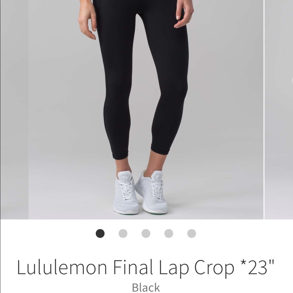 Lululemon Final Lap Crop size 8